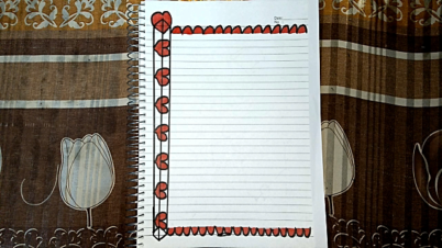 تزيين الدفاتر بالرسومات المختلفة